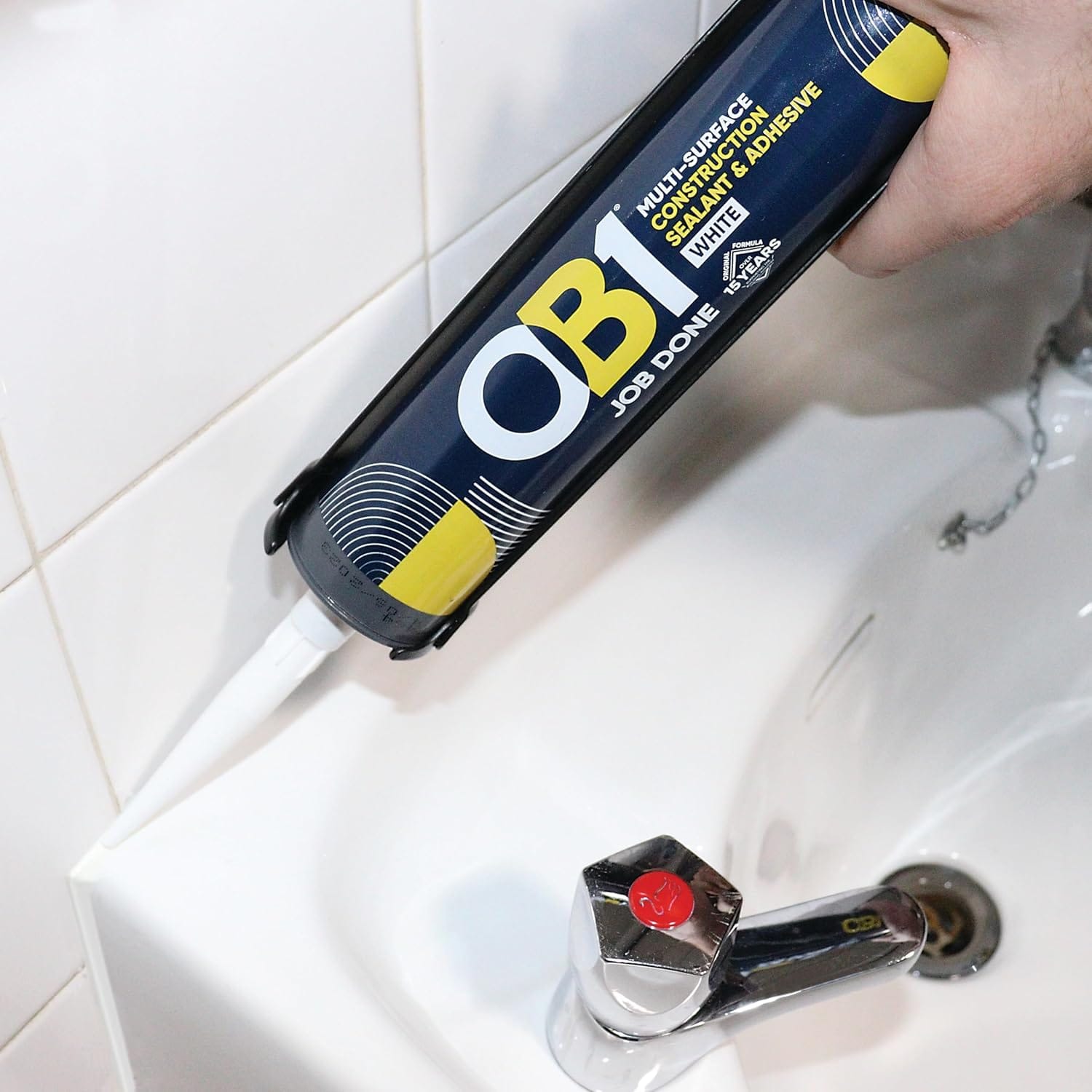 OB1 Multi-Surface Sealant & Adhesive White 290ml - Image 8