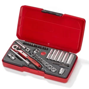 TengTools 1/4" Socket Set 6 pt 36 Pieces T1436