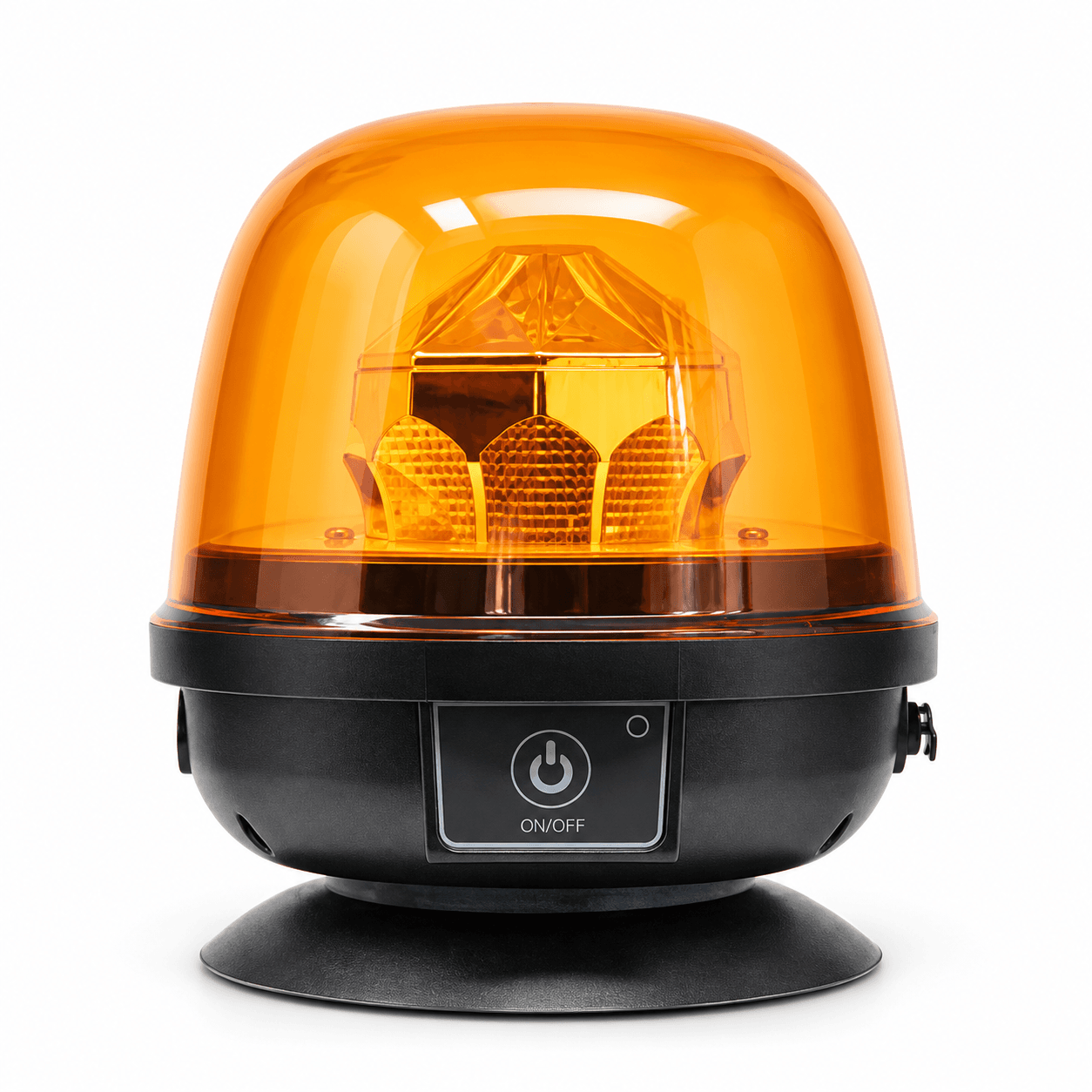 Maypole Wireless Rechargeable LED Amber Warning Beacon 12/24V Magnetic
