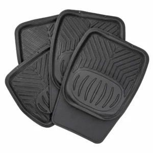 Auto Choice Heavy Duty 4x4 Deep Dish Rubber Car Mat Set 4 Piece