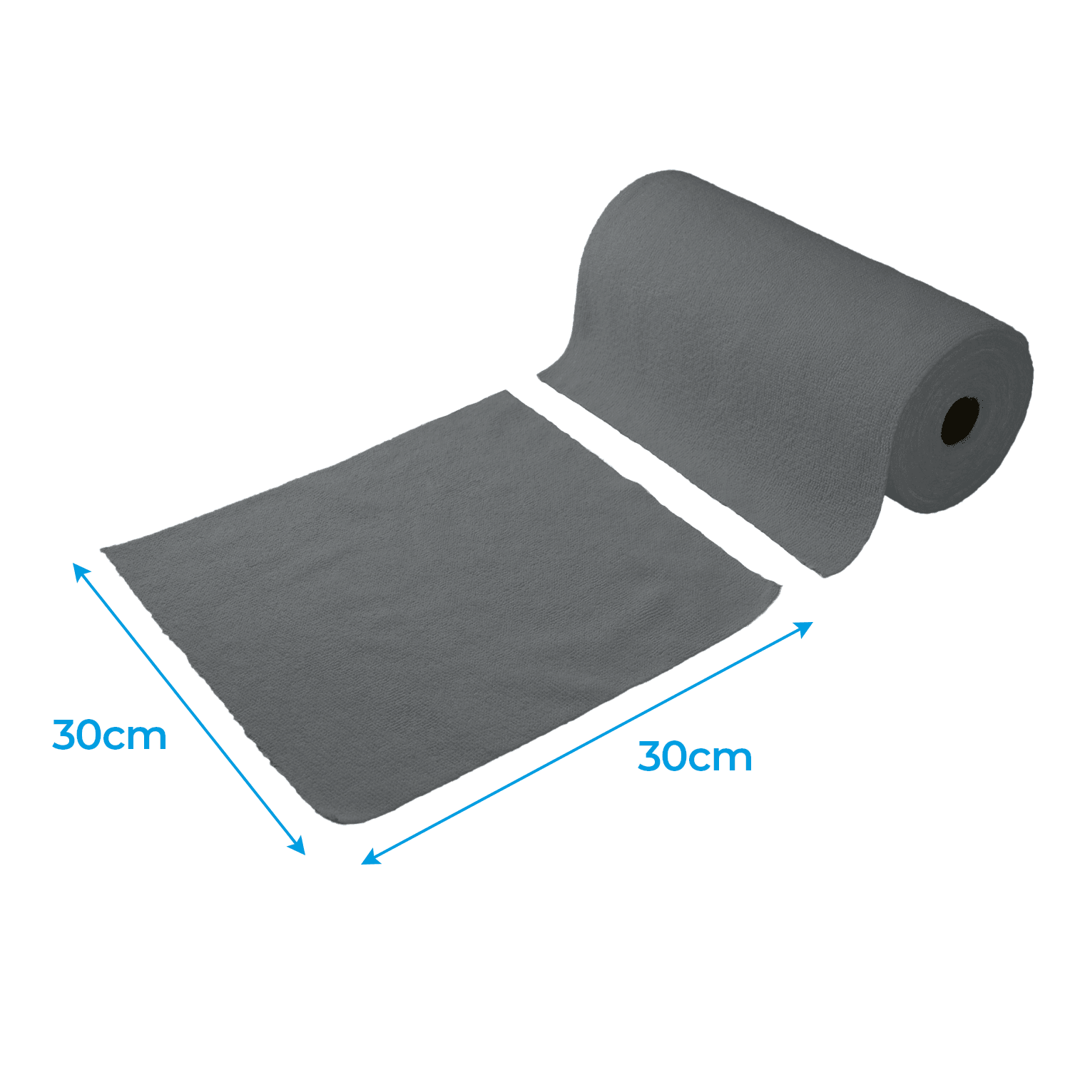 Simply Auto Microfibre Tear-Off Cloth Roll 50 Pack 30 x 30cm 180GSM - Image 3